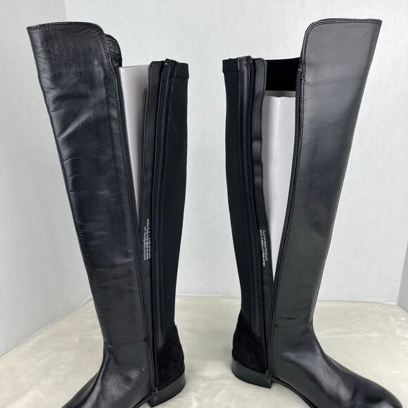 Luichiny Trend Lee Black‎ Leather Stretch Panel
Over The Knee 50/50 Zip Boots 7 - Picture 10 of 16